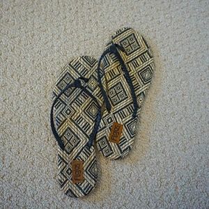 Flojos woven flip flops